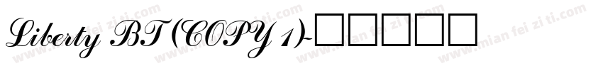 Liberty BT (COPY 1)字体转换